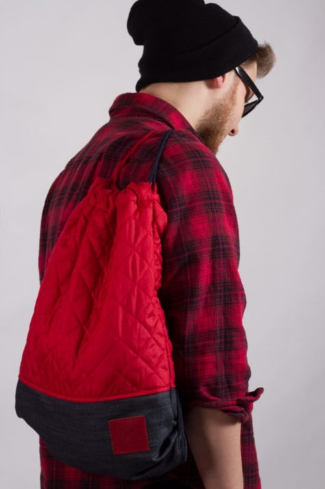 Red Denim Sports Bag 7