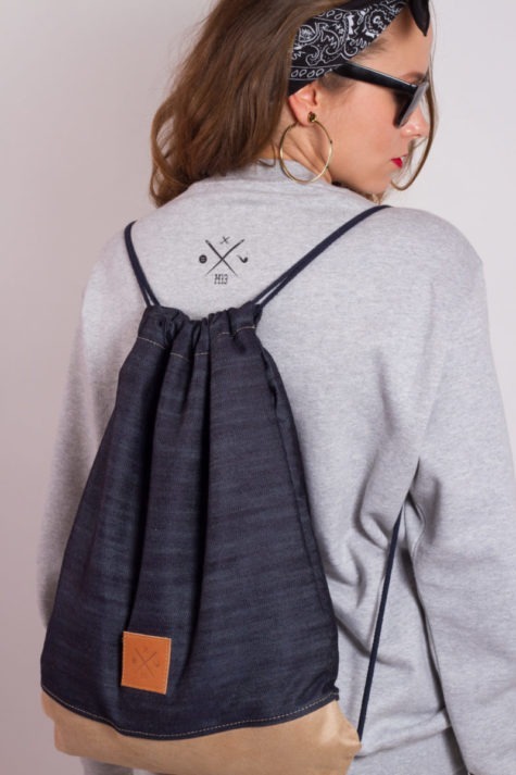 Denim Wood Sports Bag 12