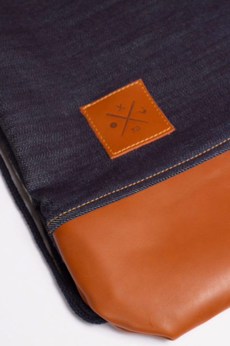 Denim Leather Sports Bag 6