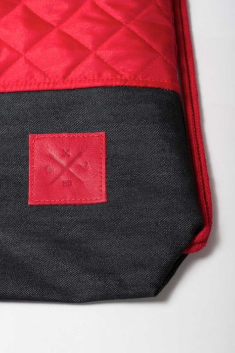 Red Denim Sports Bag 3