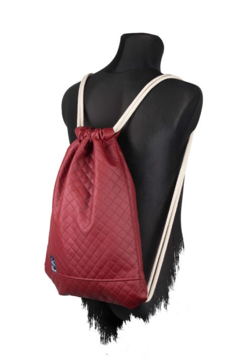 Quilted Sports Bag (Red) 4