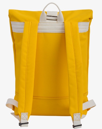 Mustard Roll-Top Rucksack Backpack