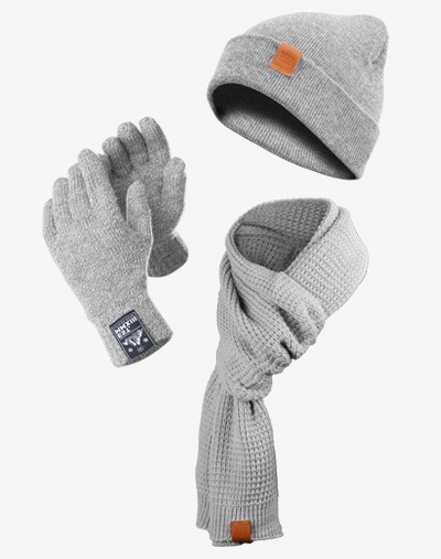 Winter Set Handschuhe Mütze Beanie Schal