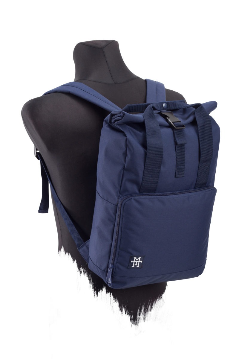 BEAR DESIGN Lederrucksack Damen Herren – Rolltop Daypack Mit Notebookfach, Aus Weichem Rindsleder