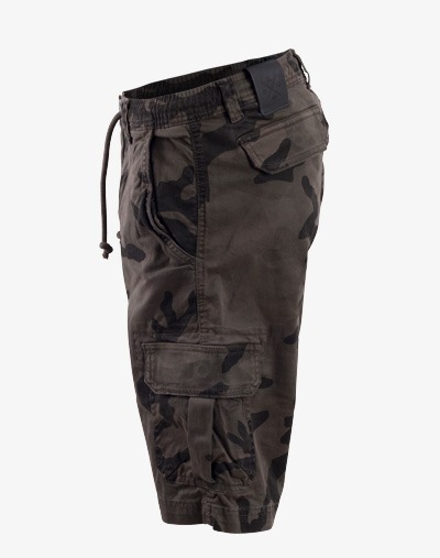 Cargo Camo Shorts / kurze Hose mit Camouflage Muster für Herren / Männer / Jungs