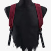 Roll-Top Rucksack / Backpack mit Rollverschluss rot weinrot burgunder vino