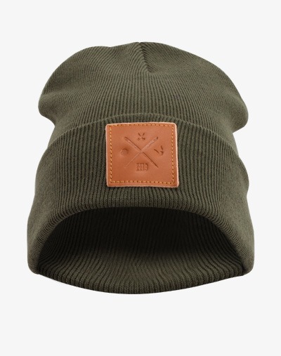 Rough Beanie Olive / Khaki / Grün