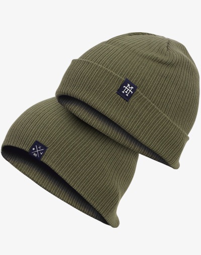 Double_Sided_Cotton_Beanie-OL-GROUP-O-507px Double Sided Beanie Strickmütze Mütze Fishermans Slouch