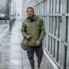 Dazzle Windbreaker Jacker Duffel Bag Olive Khaki Green Camo Shorts