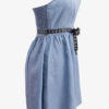 M13 Denim Dress - Blue Denim, Sommerkleid Blue Jeans trägerlos schulterfrei