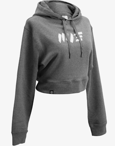 Crop Hoodie Bolero hüftfrei bauchfrei hooded sweater sweatshirt