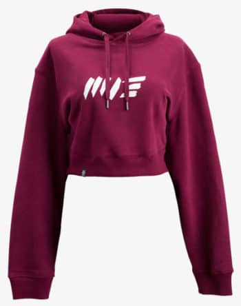 crop hoodie Cropped Hoodie Damen bauchfrei kurz crop cut vino weinrot rot red