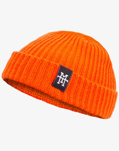 Heritage_Docker_Beanie-ORANJE-SIDE-507px Heritage Docker Beanie Dockermütze Dockercap Fishermans Beanie Fischerhut Fischermütze