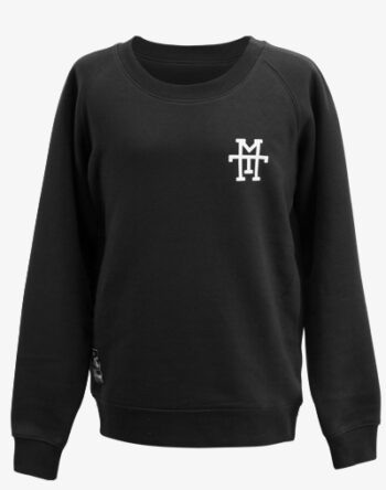 M13 Crewneck Sweater Pullover Rundhalskragen schwarz black