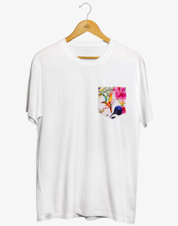 Pocket T-Shirt Corvo T-Shirt mit Brusttasche 100% Baumwolle zertifiziert Fair Trade