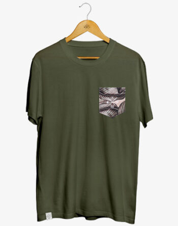 Pocket T-Shirt T-Shirt mit Brusttasche 100% Baumwolle zertifiziert Fair Trade