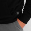 Halfzip 1/4 Zip Half Zip Troyer Pullover Sweatshirt schwarz black out Reißverschluss