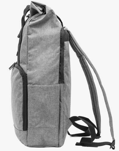 Roll-Top Backpack Rucksack Rollrucksack mit Rollverschluss zum rollen Fahradrucksack kurierrucksack großer groß Daypack