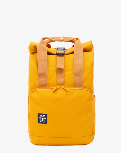 Mini Roll-Top Backpack Rucksack Rollrucksack mit Rollverschluss zum rollen Fahradrucksack kurierrucksack klein kleiner Daypack