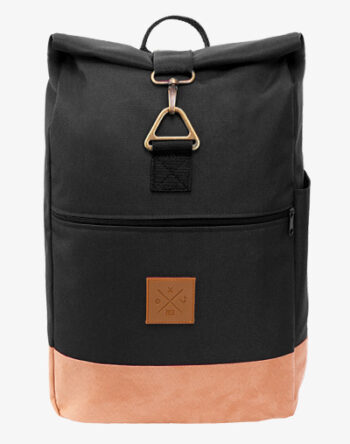 Timber Wood Roll-Top Backpack