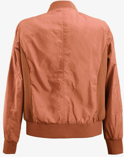 Woman Bomber Jacke Übergangsjacke Cognac