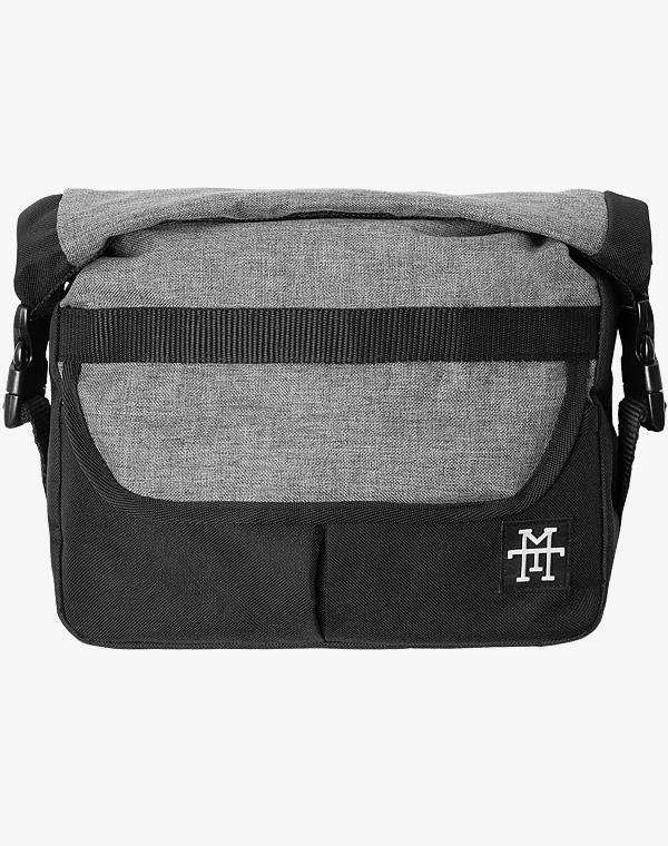 Pocket Bag, Pusher Bag, Bike Bag, Cross Body Bag, Bum Bag, Fanny Pack, Tasche, Umhängetasche, Brusttasche, Brustbeutel, Reisebeutel, Travel Bag, Heather, Black