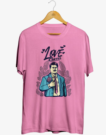 Love Cartel, Love, Cartel, Kartell, Medellin, Pablo Escobar, Escobar, Romantic, T-Shirt, Shirt, pink, beige