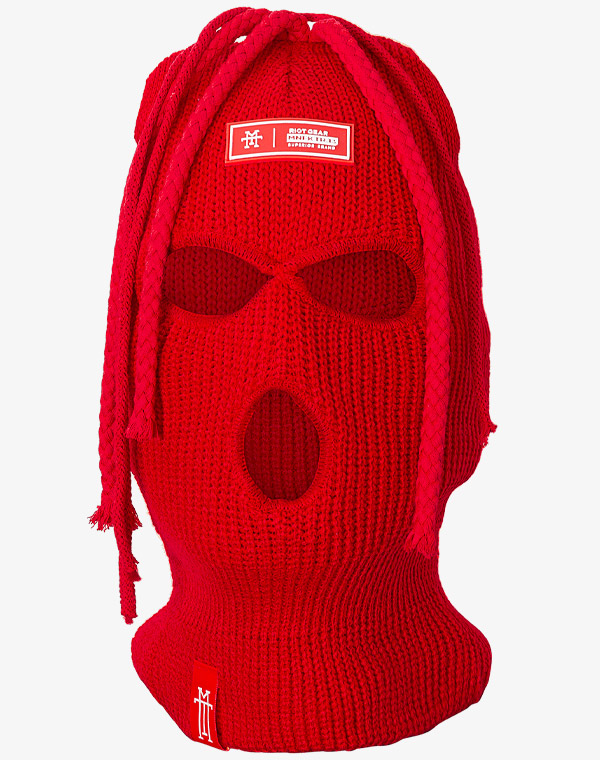 Balaclava Sturmaske Sturmhaube 3-Loch Strick Knit