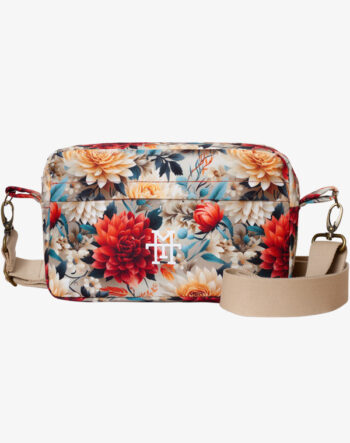 Floral Bloom, Floral, Flower, Blumen, Blumenmuster, Pocket Bag, Umhängetasche, Schultertasche