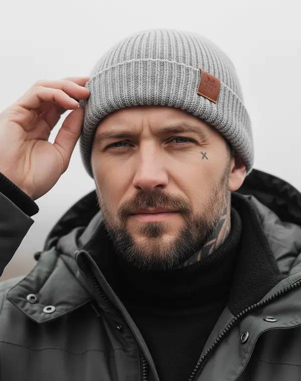 Fishermans Beanie, Beanie, Wollmütze, kurze Mütze, Seemansmütze, Dockermütze, Docker Cap, Short Hat, Seefahrer Mütze, Mütze, Trawler Beanie, Fischermütze