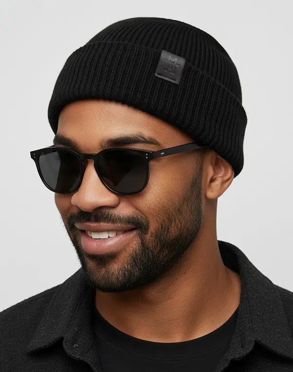 Fishermans Beanie, Beanie, Wollmütze, kurze Mütze, Seemansmütze, Dockermütze, Docker Cap, Short Hat, Seefahrer Mütze, Mütze, Trawler Beanie, Fischermütze