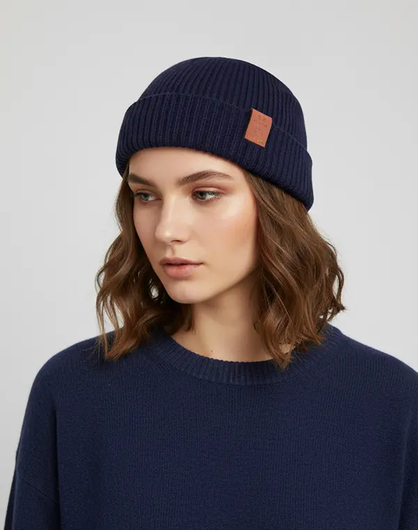 Fishermans Beanie, Beanie, Wollmütze, kurze Mütze, Seemansmütze, Dockermütze, Docker Cap, Short Hat, Seefahrer Mütze, Mütze, Trawler Beanie, Fischermütze