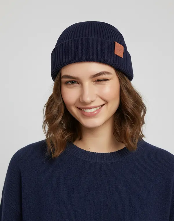 Fishermans Beanie, Beanie, Wollmütze, kurze Mütze, Seemansmütze, Dockermütze, Docker Cap, Short Hat, Seefahrer Mütze, Mütze, Trawler Beanie, Fischermütze