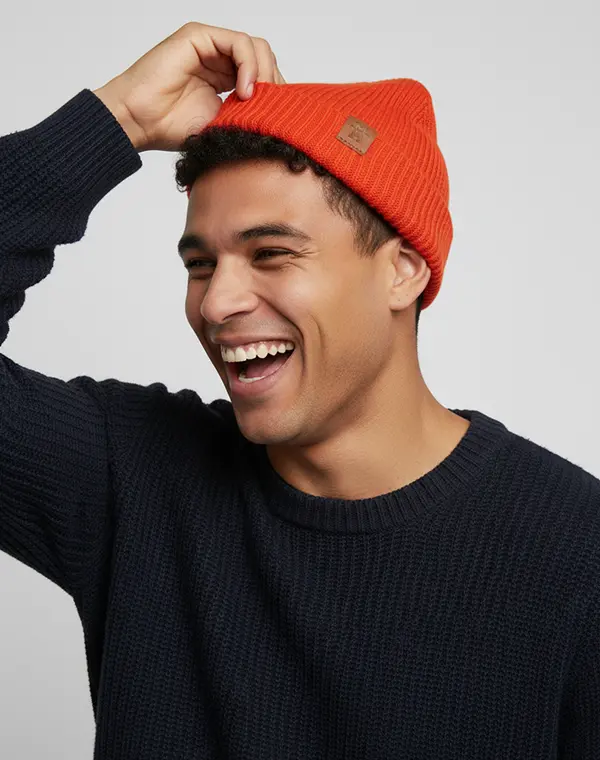 Fishermans Beanie, Beanie, Wollmütze, kurze Mütze, Seemansmütze, Dockermütze, Docker Cap, Short Hat, Seefahrer Mütze, Mütze, Trawler Beanie, Fischermütze