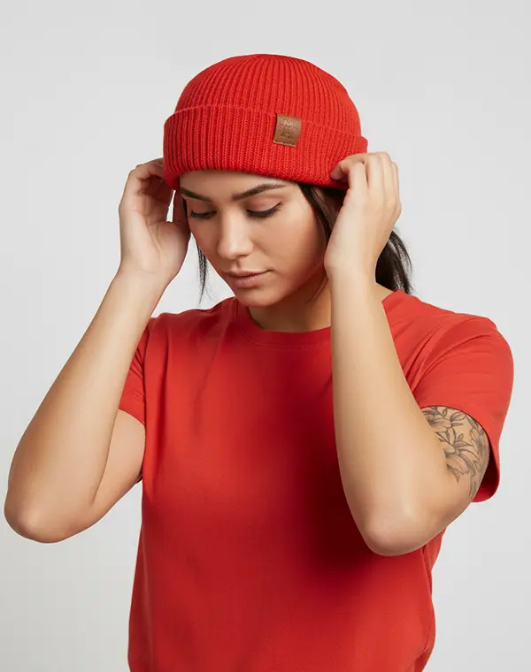 Fishermans Beanie, Beanie, Wollmütze, kurze Mütze, Seemansmütze, Dockermütze, Docker Cap, Short Hat, Seefahrer Mütze, Mütze, Trawler Beanie, Fischermütze