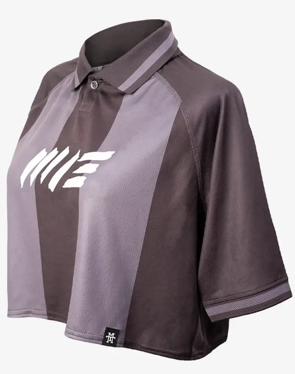 cropped soccer polo shirt, t-shirt, frauen, damen, crop cut, kurz, kurzes shirt, fussball