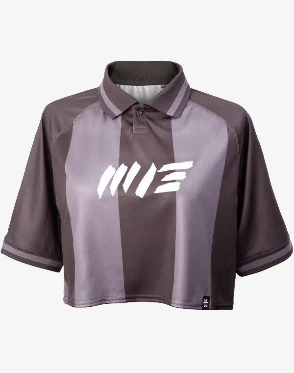 cropped soccer polo shirt, t-shirt, frauen, damen, crop cut, kurz, kurzes shirt, fussball