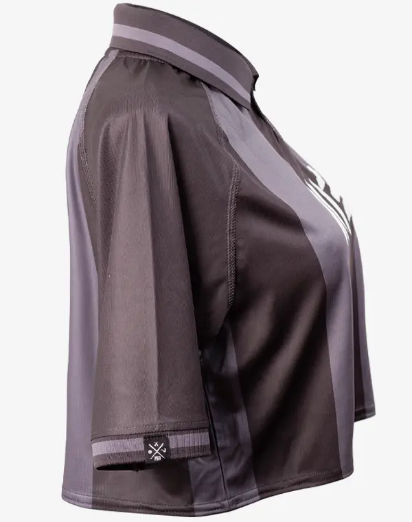 cropped soccer polo shirt, t-shirt, frauen, damen, crop cut, kurz, kurzes shirt, fussball