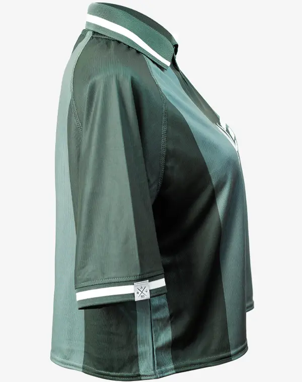 cropped soccer polo shirt, t-shirt, frauen, damen, crop cut, kurz, kurzes shirt, fussball