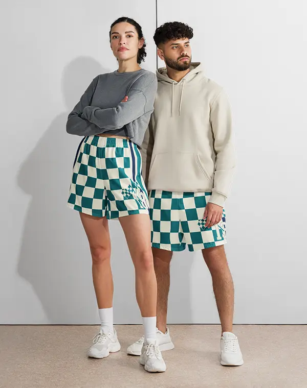 Racing Team, kurze Hose, Hose, Shorts, Sportkleidung, Sports, Hockey, Eishockey, Football, Fußball, Soccer, Baseball, Volleyball, Stretch, beige, türkis, weiß, langärmlig, Elastisch, Hell, Gaming