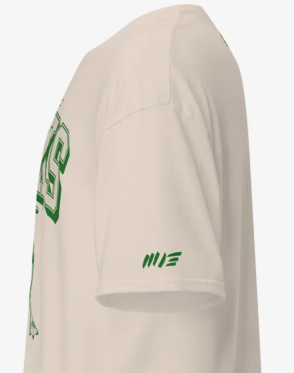 Trouble Ducks, T-Shirt, Shirt, Baseball, Ducks, Ente, Beige, Grün, Sommer