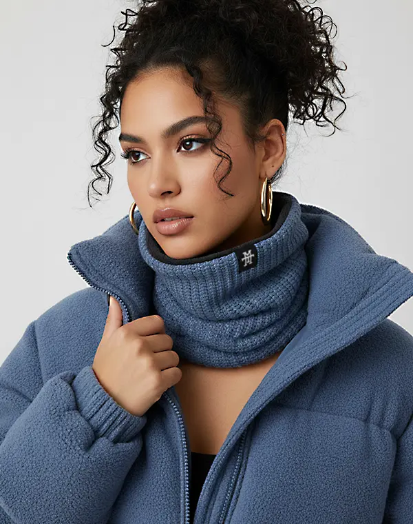 Knit Neckwarmer Schlauchschal Wintermütze