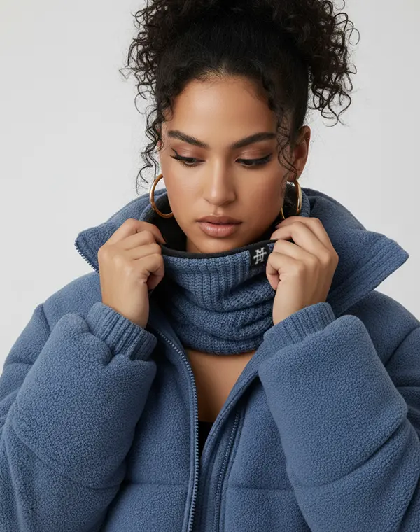 Knit Neckwarmer Schlauchschal Wintermütze