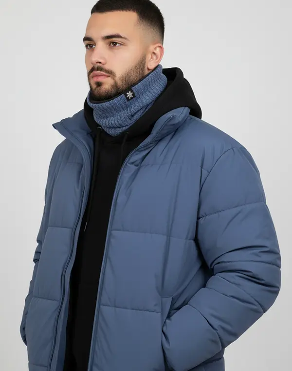 Knit Neckwarmer Schlauchschal Wintermütze