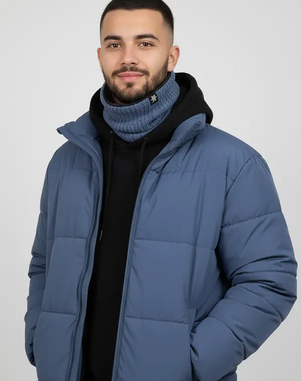 Knit Neckwarmer Schlauchschal Wintermütze