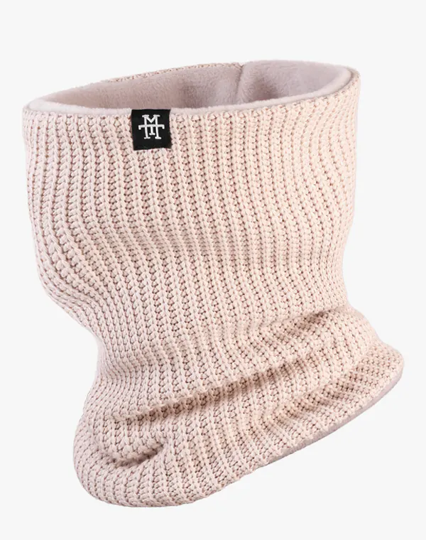 Knit Neckwarmer Schlauchschal Beanie Wintermütze