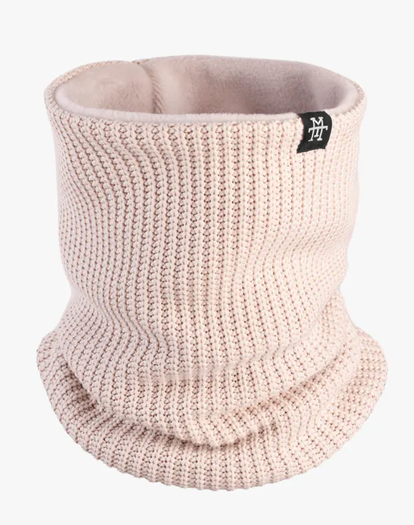 Knit Neckwarmer Schlauchschal Beanie Wintermütze