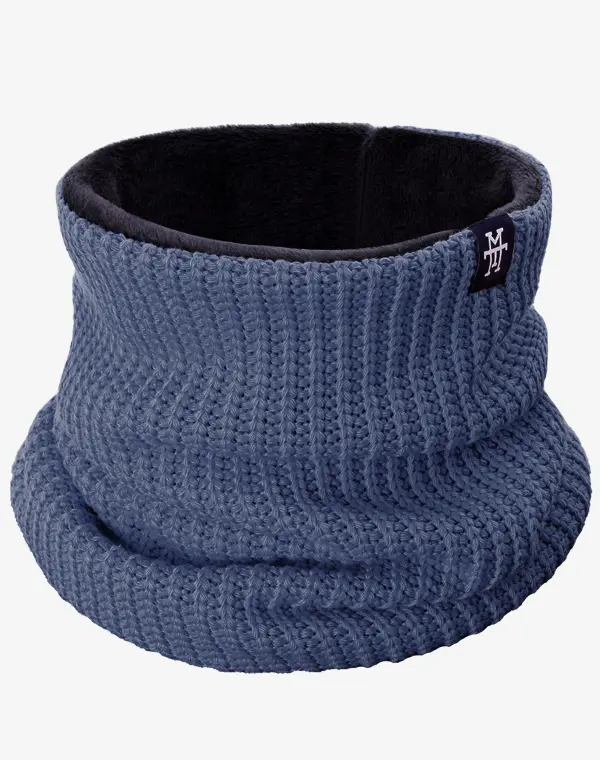 Knit Neckwarmer Schlauchschal Beanie Wintermütze