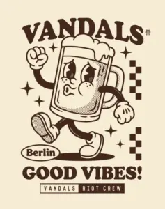 Good Vibes T-Shirt, Shirt, Drugs, Drogen, Alkohol, Eppendorf, Natural, Creme, Beige, Sweatshirt, Bier, Motiv