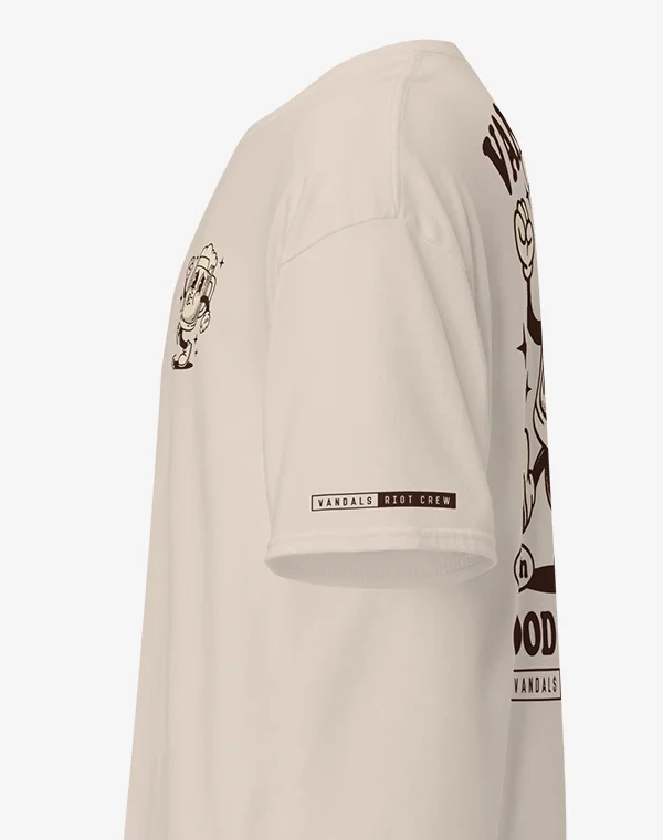Good Vibes T-Shirt, Shirt, Drugs, Drogen, Alkohol, Eppendorf, Natural, Creme, Beige, Sweatshirt, Bier